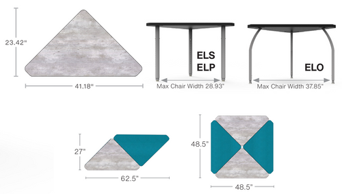 ELO Pyramid Desk - WB Manufacturing