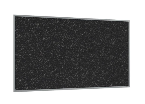 Ghent Aluminum Frame Recycled Rubber Bulletin Board