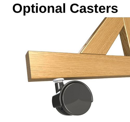 **Optional Casters Sold Separately**