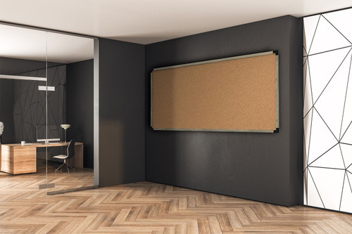 Ghent Prest Wall Natural Cork Bulletin Board