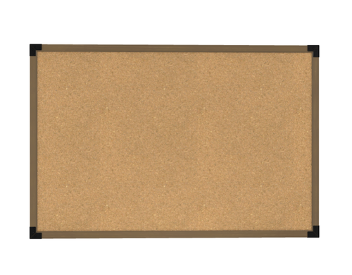 Ghent Prest Wall Natural Cork Bulletin Board