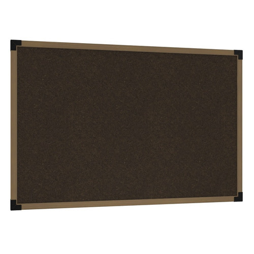 Ghent Prest Wall Chocolate Cork Bulletin Board