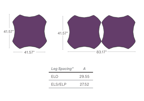 WB Manufacturing ELO Clover Table