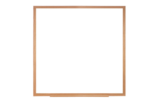 Non-Magnetic Whiteboard with Wood Frame - Ghent M2W Non-Magnetic Whiteboard with Wood Frame - Ghent M2W