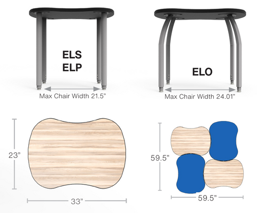 WB Manufacturing ELO Plover Desk