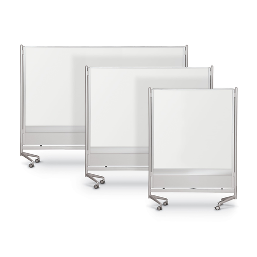 D.O.C. Dual Sided Dura-Rite Whiteboard and Natural Cork Partition - MooreCo 661A