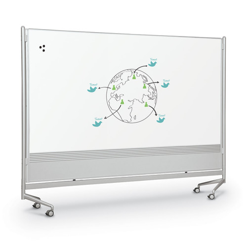 D.O.C. Dual Sided Dura-Rite Whiteboard Partition - MooreCo 661A D.O.C. Dual Sided Dura-Rite Whiteboard Partition - MooreCo 661A
