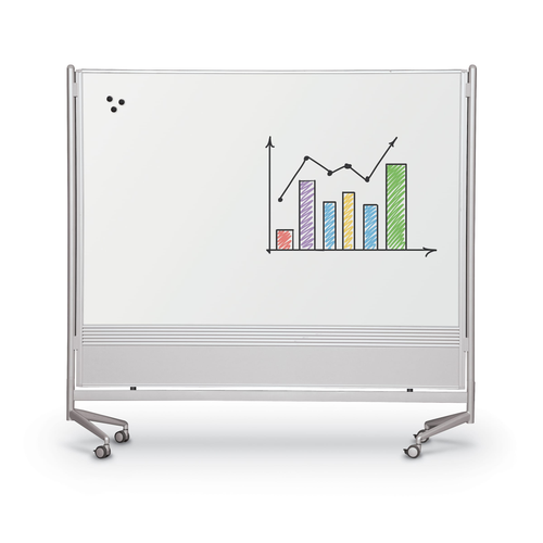 D.O.C. Dual Sided Dura-Rite Whiteboard Partition - MooreCo 661A D.O.C. Dual Sided Dura-Rite Whiteboard Partition - MooreCo 661A