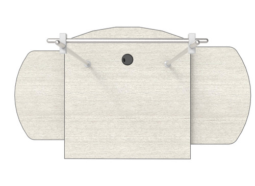 Top View Premium Mobile 3D Printer Cabinet - WB Manufacturing