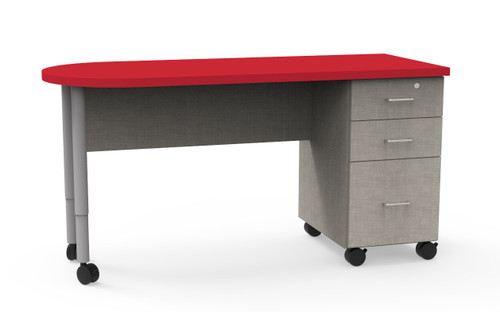 Premium Universal Appleton Teachers Desk - WB Manufacturing