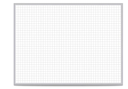Ghent Graphics Grid Magnetic Whiteboard GRPM321G-23