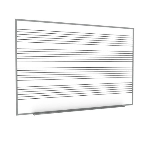 Ghent Music-Lined Magnetic Porcelain Whiteboard - GM1-46-MS