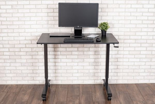 High Speed Crank Adjustable Stand Up Desk - Luxor STANDCF High Speed Crank Adjustable Stand Up Desk - Luxor STANDCF