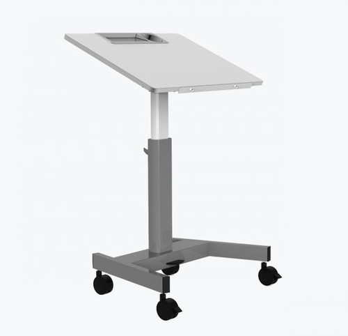 Pneumatic Adjustable Height Flip Top Student Desk - Nesting Desk - Luxor STUDENT-P-TILT  Pneumatic Adjustable Height Flip Top Student Desk - Nesting Desk - Luxor STUDENT-P-TILT