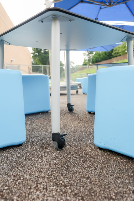 Tenjam 36SQTOPCL Session Series Square Outdoor Table