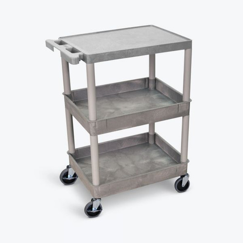 Three Shelf Tub Cart - Luxor STC111  Three Shelf Tub Cart - Luxor STC111