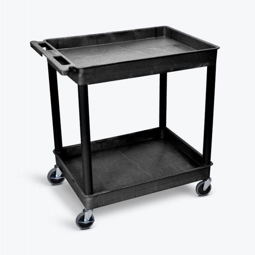 Two Shelf Large Tub Cart - Luxor TC11 Two Shelf Large Tub Cart - Luxor TC11