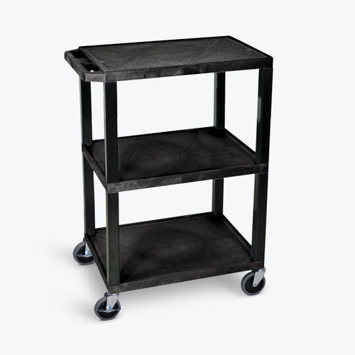 Tuffy Three Shelf Utility Cart - Luxor WT34S Tuffy Three Shelf Utility Cart - Luxor WT34S