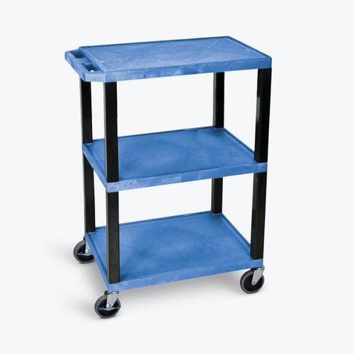 Tuffy Three Shelf Utility Cart - Luxor WT34S Tuffy Three Shelf Utility Cart - Luxor WT34S