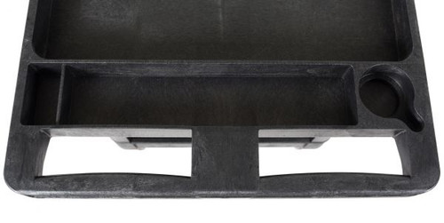 Two Shelf Heavy Duty Utility Cart - Luxor XLC11-B Two Shelf Heavy Duty Utility Cart - Luxor XLC11-B
