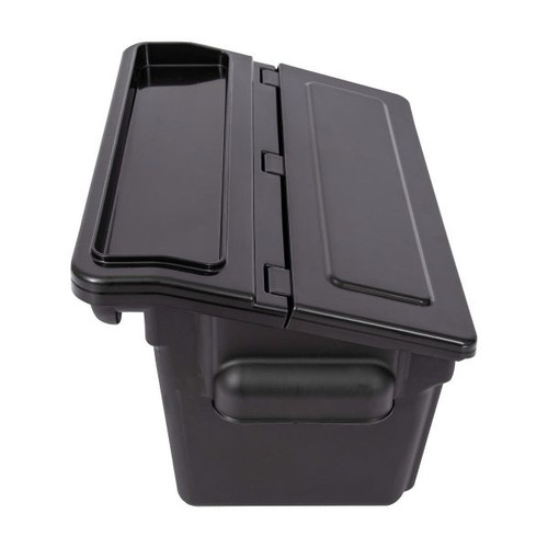Tub Cart Three Shelves with Outrigger Utility Cart Bins - Luxor EC111-B-OUTRIG Tub Cart Three Shelves with Outrigger Utility Cart Bins - Luxor EC111-B-OUTRIG