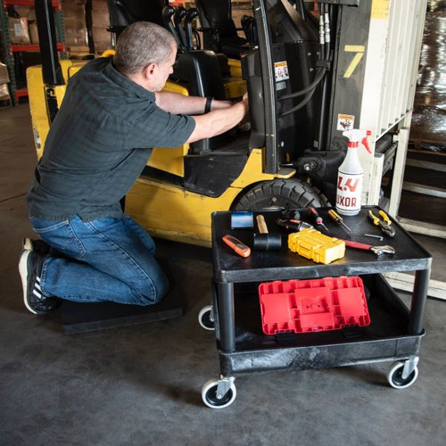 Mobile Mechanic's Seat Black - Luxor MS21-B