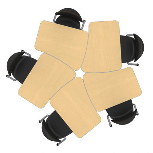 Apex Flare Student Desk Configurations