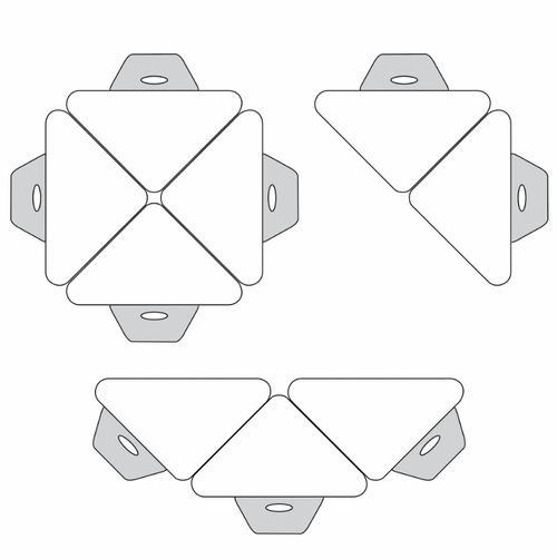 Apex Series Triangle Student Desk Configurations