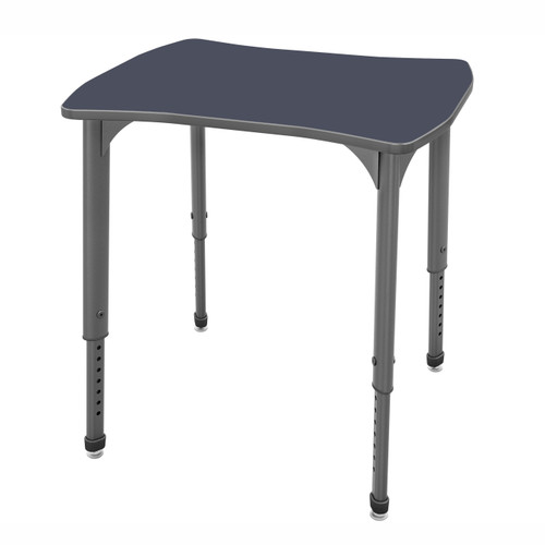 Apex Contour Adjustable Height Student Desk with Dry Erase Melamine Top - Marco 38-2310