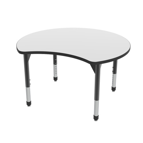 Premier Scoop Adjustable Height Table with Dry Erase Melamine Top - Marco 43-2296