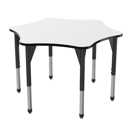 Premier 6 Star Adjustable Height Table with Dry Erase Melamine Top - Marco 43-2282