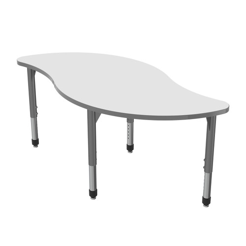Premier Veer Adjustable Height Table with Dry Erase Melamine - Marco 43-2255 
