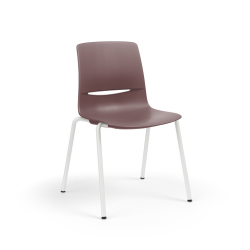 KI LL1111 LimeLite Four Leg Stack Chair with Cantilever Arms