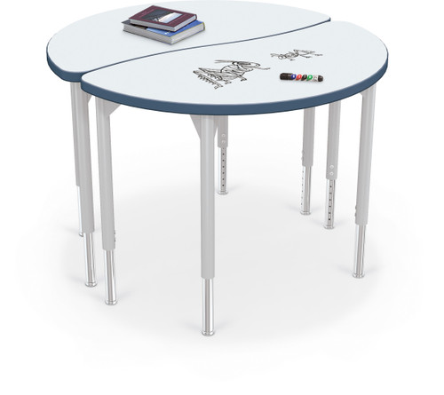 Hierarchy ADA Creator Half Round Desk - MooreCo - Props Not Included Hierarchy ADA Creator Half Round Desk - MooreCo - Props Not Included
