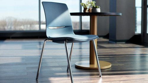 LimeLite Upholstered Armless Four Leg Stack Chair - KI LL1200 LimeLite Upholstered Armless Four Leg Stack Chair - KI LL1200