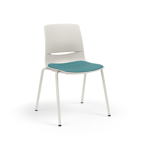 LimeLite Upholstered Armless Four Leg Stack Chair - KI LL1200 LimeLite Upholstered Armless Four Leg Stack Chair - KI LL1200