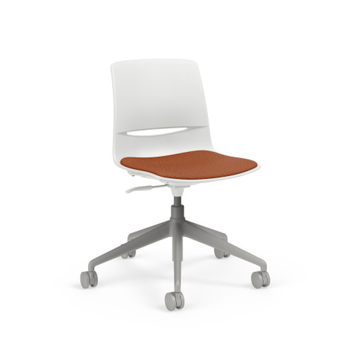 LimeLite Armless Task Chair with Upholstered Seat - KI LL5200 LimeLite Armless Task Chair with Upholstered Seat - KI LL5200
