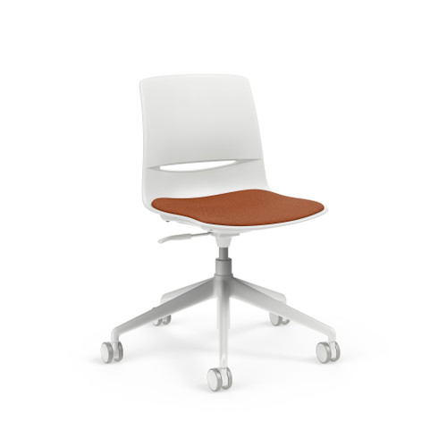 LimeLite Armless Task Chair with Upholstered Seat - KI LL5200 LimeLite Armless Task Chair with Upholstered Seat - KI LL5200