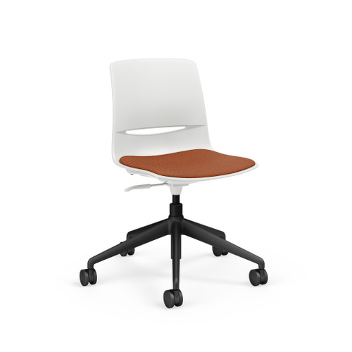 LimeLite Armless Task Chair with Upholstered Seat - KI LL5200 LimeLite Armless Task Chair with Upholstered Seat - KI LL5200