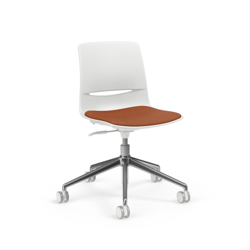 LimeLite Armless Task Chair with Upholstered Seat - KI LL5200 LimeLite Armless Task Chair with Upholstered Seat - KI LL5200