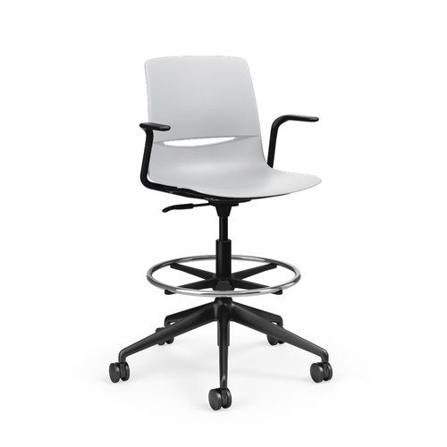 LimeLite Cantilever Arm Task Stool - KI LL6111