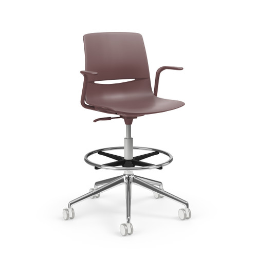 LimeLite Cantilever Arm Task Stool - KI LL6111
