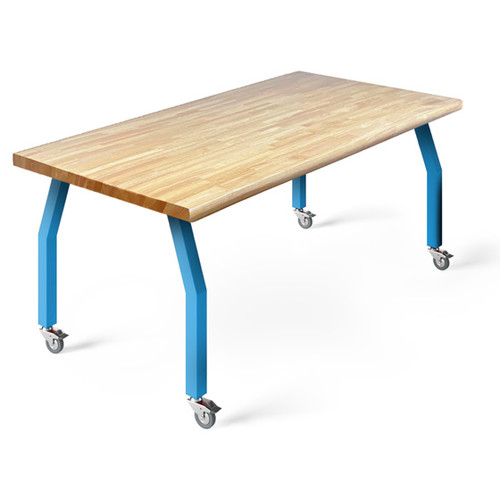Innovation Maker Butcher Block Rectangle Table - Allied USA 