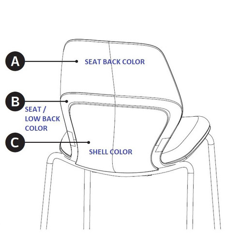 Arcozi Series Seating Color Guide Arcozi Series Seating Color Guide