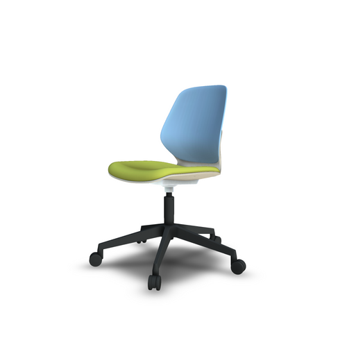 Arcozi Armless Task Chair with Upholstered Seat - Safco ASC5U-AL Arcozi Armless Task Chair with Upholstered Seat - Safco ASC5U-AL