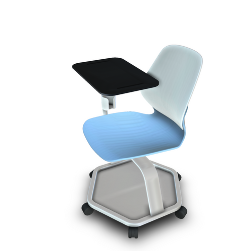Arcozi Classroom Chair - Safco ASC7P with Black Tablet  Arcozi Classroom Chair - Safco ASC7P with Black Tablet