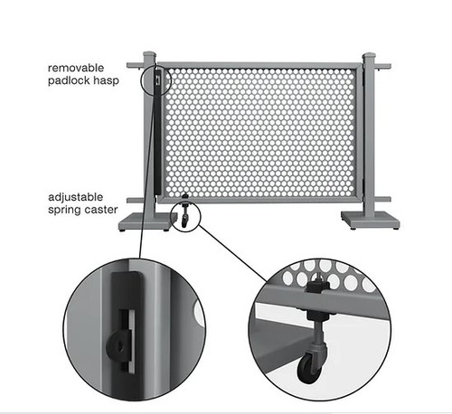 Circle Corner & Straight Stands Gate Set - SelectSpace Partitions - GS003