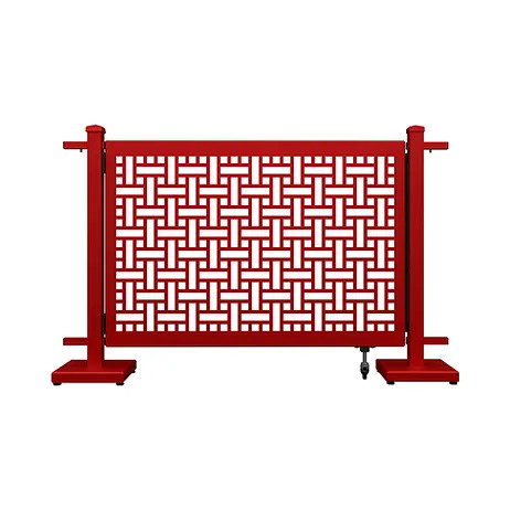 Square Weave Straight Stands Gate Set - SelectSpace Partitions - GS101
