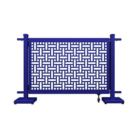 Square Weave Straight Stands Gate Set - SelectSpace Partitions - GS101