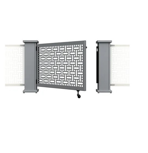Square Weave Straight Planter Stands Gate Set - SelectSpace Partitions - GS102